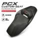 PCX125/150/160(JF81/JF84/KF30/JK05/JK06/KF47) для custom сиденье черный × под карбон диван модель цельный задний поддержка водонепроницаемый конечный продукт 