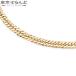  плоский ki разделение желтое золото K18YG 6 поверхность двойной W 50cm ширина 6.2mm 51.0g структура . отдел сертификация печать цепь колье 101848607