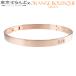  Hermes HERMES H Dunk ru браслет розовое золото K18PG бриллиант PM LG браслет обхват руки примерно 17cm женский с отделкой 101853117