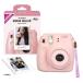 FUJIFILM камера мгновенной печати Cheki instax mini 8 розовый INS MINI 8 PINK N