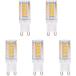 HERO-LED G9-51S-WW T4 G9 LED 120V Halogen Replacement Bulb  3.5W  40W Equivalent  Dustproof Protection IP55  Warm White 3000K  5-Pack(Not Dimmable)