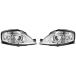 Headlights VR-1237 Front Lights Car Lamps Headlamp Headlamps Driver And Passenger Side Complete Set Headlight Angel Eyes Chrome compatible with Cit