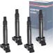 MOSTPLUS Set of 4 Ignition Coil Pack Compatible with 2008-2013 Lexus GS450h LS460 LX570/2005-2016 Toyota Avalon Sequoia Land Cruiser UF507 UF630 C1596