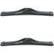 Front Windshield Wiper Blade Set of 2 Fits 1967-1969 Abarth 1300 (To install)¹͢