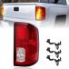 Clidr Tail Light Assembly Compatible with Chevrolet Silverado 1500/GMC Sierra 1500 2016 2017 2018 LED Rear Lamp 84288719 Passenger Side (Right)