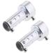 HWT inner silencer middle cover attaching 2 piece set silencing vessel baffle for motorcycle silencer Short 8cm ( Short 42mm)