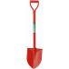  color shovel spade super light weight disaster prevention circle shape aluminium pattern red color 