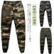  Street мужской брюки-джоггеры одноцветный длинные брюки камуфляж общий рисунок рабочая одежда камуфляж брюки-джоггеры обтягивающий низ тонкий casual мужской f