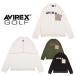 AVIREX GOLF обратная сторона шерсть ta-toru тренировочный AVG3F-AP7mok шея футболка 23FW Avirex Golf Avirex 