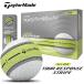 TaylorMade NEW �c�A�[���X�|���X �X�g���C�v �u�C�G���[�v 2025 �S���t�{�[�� �y1�_�[�X/ 12���z �e�[���[���C�h TOUR RESPONSE STRIPE �l�I���J���[
