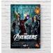  Avengers фильм постер The Avengers AVENGERSma- bell US версия чёрный рама имеется A3 размер mi1