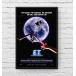 ET фильм постер E.T. The Extra-terrestrial US версия чёрный рама имеется A3 размер mi1