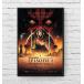  Звездные войны эпизод 1 фильм постер The Phantom Menace US версия чёрный рама имеется A3 размер mi2