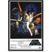  Звездные войны эпизод 4 фильм постер A New Hope US версия чёрный рама имеется A3 размер mi2