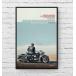  The * мотоцикл rider`s фильм постер US версия чёрный рама имеется A3 размер mi1