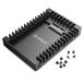 ORICO 2.5 - 3.5 изменение 2.5 дюймовый HDD / SSD изменение монтажный прибор SATA интерфейс встроенный HDD кейс 3.5 дюймовый изменение держатель винт имеется черный 1125SS