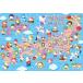60 деталь Hello Kitty Hello Kitty . карта Японии ........ детский мозаика MC-60-910( тонн yo-).80cm