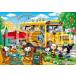 46 деталь ребенок предназначенный мозаика Snoopy school автобус 25-301( Apollo фирма ).80cm