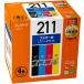 �u���U�[�Ή� �v���W�[�� LC211-4PK�݊��C���N 4�F�p�b�N PLE-BR211-4P