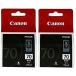 ����Υ� BC-70 BK �֥�å� FINE�����ȥ�å� �������� 2���åȡ�   Canon ����Υ�