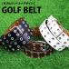  Golf ремень мужской Golf одежда свободный размер двойной булавка аксессуары мелкие вещи белый черный чёрный 