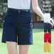  lady's Golf wear Golf pants shorts short pants Golf culotte stretch plain spring summer 