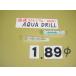 1.89Φ карбид дрель AQUA MICRO DRILLnachi новый старый товар aqua микро дрель 
