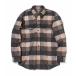 Green clothing зеленый механизм закрывания WOOL FLANNEL SHIRTS шерсть фланель рубашка Brown Block[ сноуборд ][ лыжи ][ snow s Koo to]