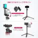 Ulanzi MT-44 �O�r �X�}�z�O�r �J�����O�r 147cm �r�f�I�J���� ���B��_ 2in1�X�}�z�N���b�v�f�U�C�� 32cm-147cm 6�i�L�k �{�[���_�� 360�x��] �y�� �֘A�摜1