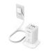 �d���^�b�v �^���[�^ ���^�v���O �����R�[�h 2m 8��AC �R���Z���g 1��USB-C�|�[�g�y��2��USB-A�|�[�g TESSAN �e�[�u���^�b�v
