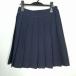  school skirt winter thing w69- height 56 navy blue middle . high school pleat school uniform uniform woman used IN7195