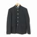  школьная форма . Ran 170A мужчина . стрекоза верхняя одежда круг мытье возможно шерсть . стандарт type школьная форма раунд цвет kasidos чёрный б/у разряд C a3 JJ7159