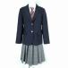  blouse skirt cord Thai top and bottom 3 point set 165 large size summer thing woman school uniform middle . high school white uniform used rank C NA5495