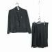  блейзер юбка верх и низ 2 позиций комплект большой размер зима предмет женщина школьная форма Kochi дешево . средняя школа чёрный форма б/у разряд C NA7324