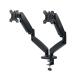  Sanwa Supply монитор arm ( газ springs тип * двойной arm ) (CR-LAC2405BK) * клиент сборка товар 