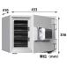 [.. доставка ] с цифровой клавиатурой несгораемый сейф diamond safe MEK34-4 38kg. выдерживающий огонь час 1 час / цифровая клавиатура + ключ ( углубление ключ ) модель 