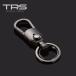 TRS двойной кольцо брелок для ключа kalabina имеется металлик черный 380082