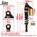 ZRX400 �[�t�@�[400�� ���A�T�X�y���V���� ���A�V���b�N ���A�T�X �J�X�^�� �p�[�c �o�C�N 355mm �� �� �u���b�N �S�[���h ���^���b�N �� 10mm 12mm 14mm �֘A�摜5