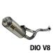 Live DIO V8 камера ширина двигатель AF34 AF35 Live Dio ZX Hawaiian камера скутер custom muffler te Io 50 HONDA DIO