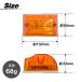 �ėp 24V LED �T�C�h�}�[�J�[ �_�E�����C�g �}�[�J�[�����v 10�Z�b�g �g���b�N �J���o�� ��^�� �y�g�� �J�X�^�� �p�[�c �֘A�摜3