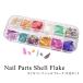  Nailparts ракушка хлопья 12 -цветный набор 