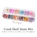  Nailparts авария ракушка Stone Mix 12 -цветный набор 