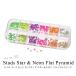  Nailparts комплект 55 заклепки Star & neon Flat стойка mid 