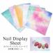  nails display seat 7 watercolor manner 6 pieces set 