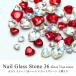  ногти стекло Stone Heart V cut Stone 5 штук входит 36