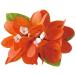  хула украшение для волос E плюмерия волосы зажим orange 