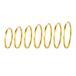 Bandmax 18Kゴールドメッキ 7点セットリング レディース 指輪セット 重ね付け 金属アレルギー対応 シンプル 細い 大人 アクセサキャンペーン 着物　振袖　格安レンタル
