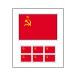  лицо наклейка большой * маленький комплект so полосный рисунок тату-наклейка 