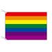 TOSPA レインボーフラッグ LGBT  旗 100×150cm テトロン製 日本製