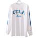 チャンピオン(champion) UCLA プラクティスロングスリーブTシャツ 男女兼用 バスケットボールウェア ホワイト C3-NB465-010